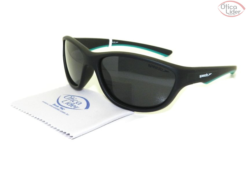 Speedo SP Ollie a02 54 Infantil Acetato Preto / Verde