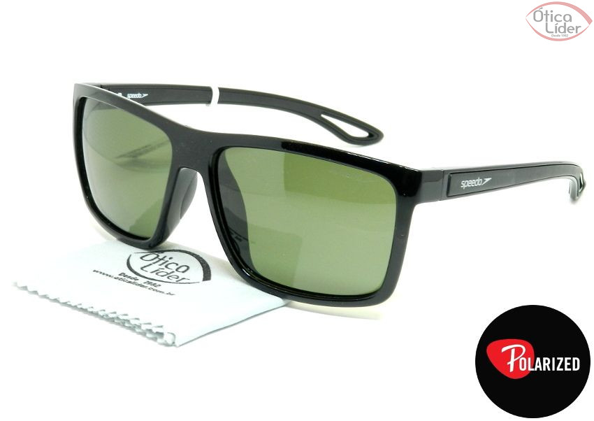 Speedo SP Palazzo a02 58 Acetato Preto Polarizado