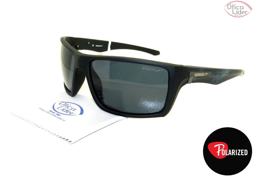 Speedo SP River d01 60 Acetato Preto / Azul Mesclado Polarizado