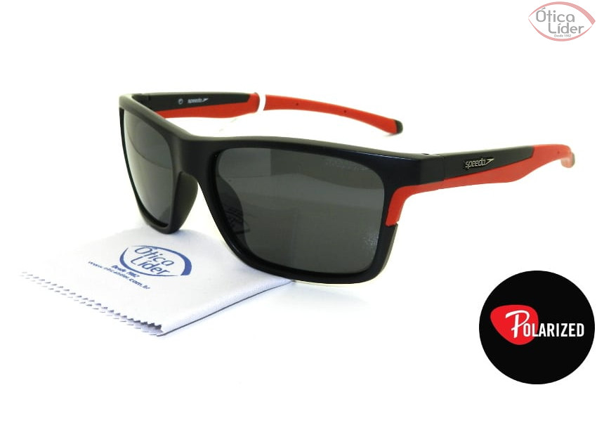 Speedo SP Rowing a02 60 Acetato Preto / Vermelho Polarizado