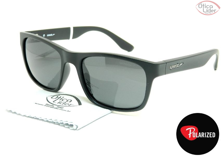 Speedo SP Sahara a02 54 Acetato Preto Polarizado