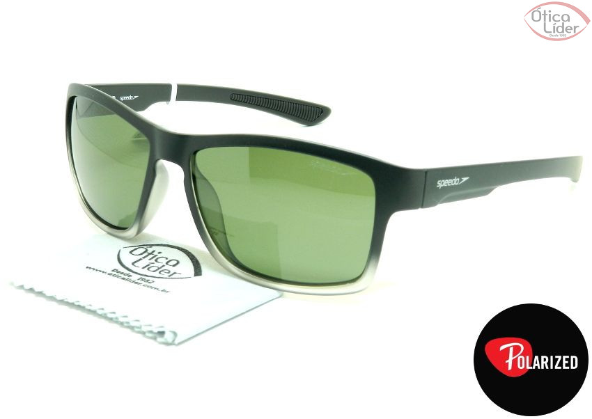 Speedo SP Vegas a01 57 Acetato Preto Degradê Polarizado