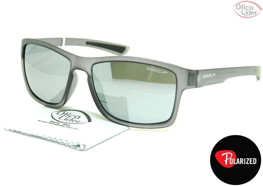 Speedo SP Vegas h02 57 Acetato Cinza Transparente Espelhado Polarizado
