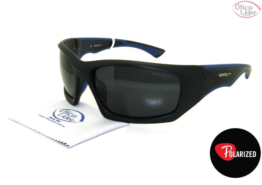 Speedo SP Wave a02 64 Acetato Preto / Azul Polarizado