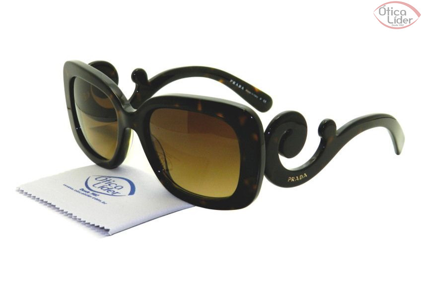 Prada SPR 27o 2au 6s1 54 Baroque Acetato Mesclado
