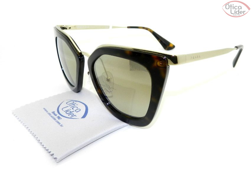Prada SPR53s 2au 6o0 52 Cinema Evolution Acetato Demi Metal