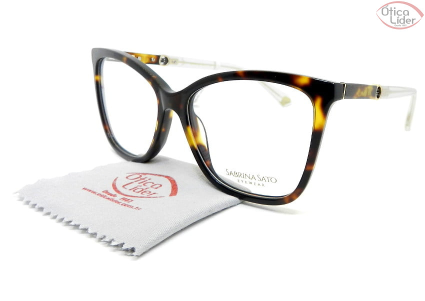 Sabrina Sato SS495 C2 55 Acetato Tartaruga / Cristal