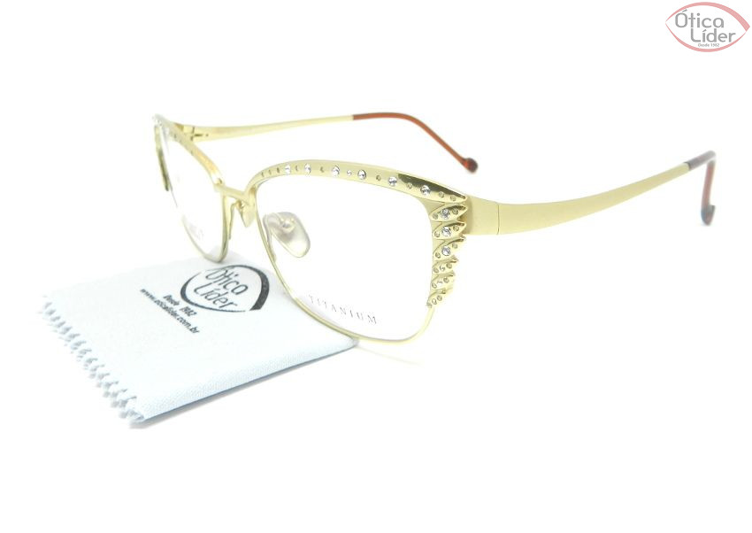 Stepper ST ex-30015 f010 55 Titanium Dourado com Cristais