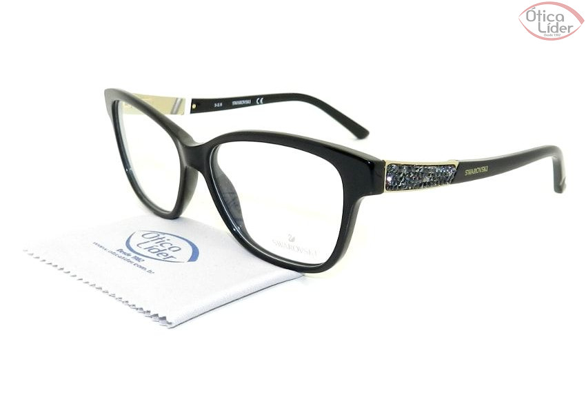 Swarovski SW5171 001 53 Acetato Preto / Dourado