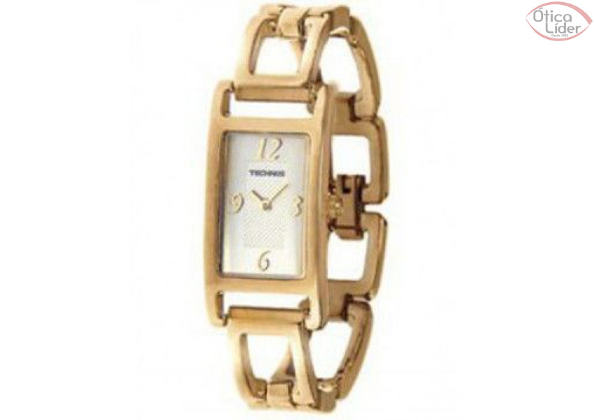 Technos TE 5y20 dw/4x Dourado Retangular
