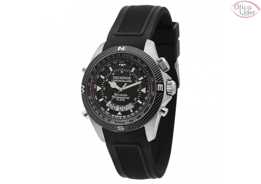 Technos TE t205fh/8p Skydiver Pulseira Silicone