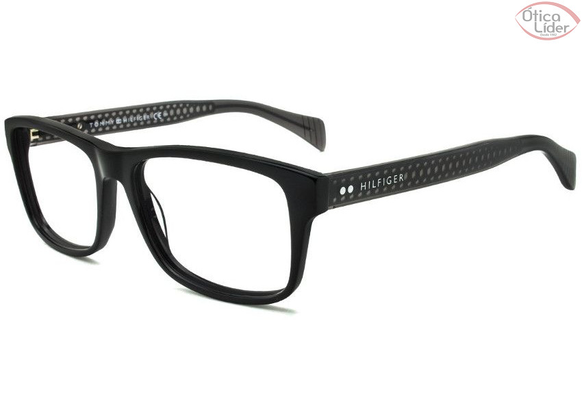 Tommy Hilfiger TH 1255 4ki 54 Acetato Preto
