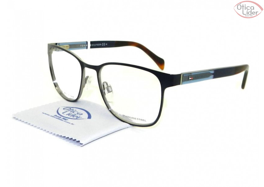 Tommy Hilfiger TH1290 g9j 52 Metal Azul / Acetato Marrom