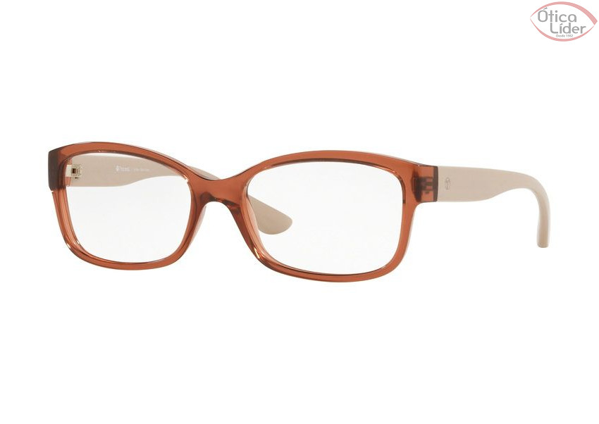 Tecnol TN3053 f864 53 Acetato Marrom Transparente / Rosado