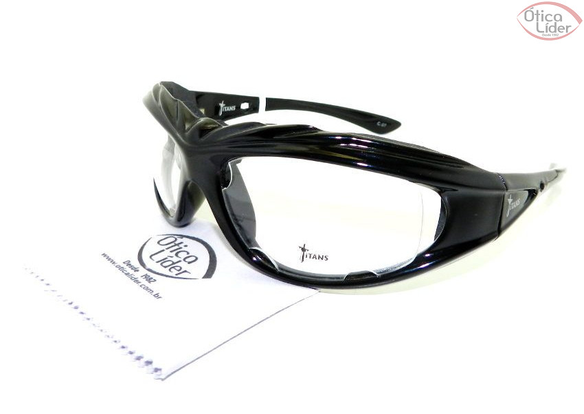 Titans Sports TS Chronos 62 Preto Brilho c7 c/ Ventilação