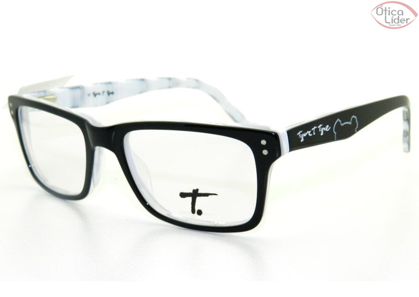 Tigor T. Tigre TT050 c1 48 Infantil Acetato Preto / Branco