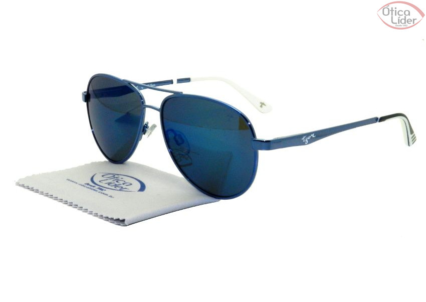 Tigor T. Tigre TT 060 c02 49 Infantil Aviador Metal Azul Espelhado