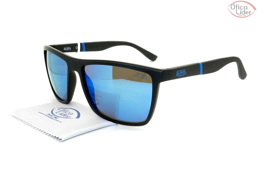 Von Dutch VD61301 c2 61 Acetato Preto Azul Espelhado