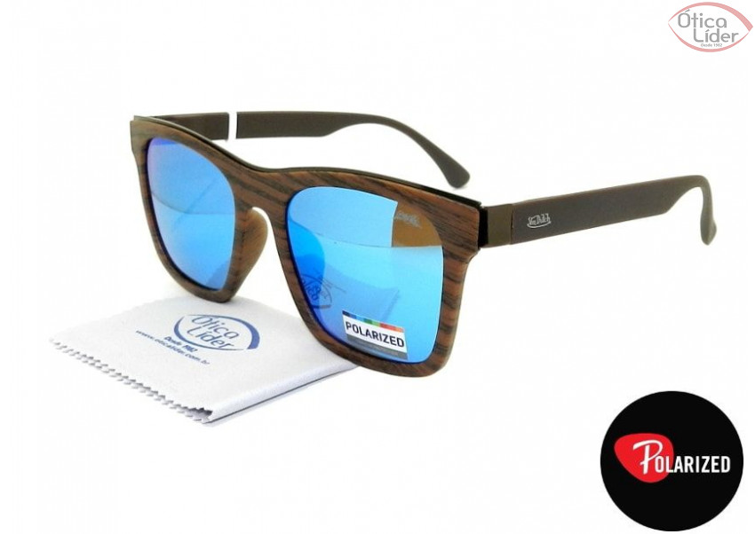 Von Dutch VD 62014 c5 Acetato Madeira Espelhado Polarizado
