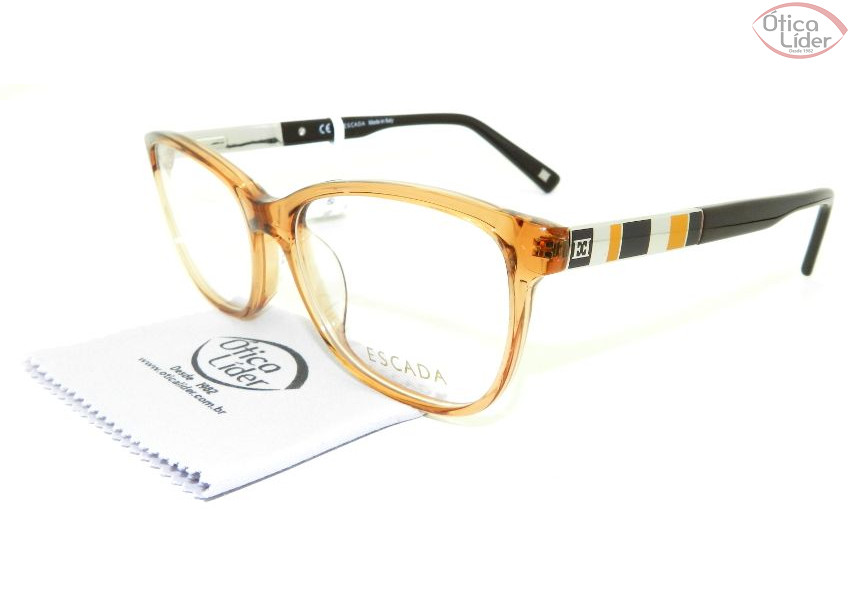 Escada VES 377 0t65 53 Acetato Marrom Transparente / Preto