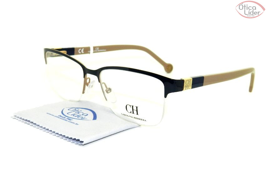 Carolina Herrera VHE 038 0i69 53 fny Metal Azul / Rosado