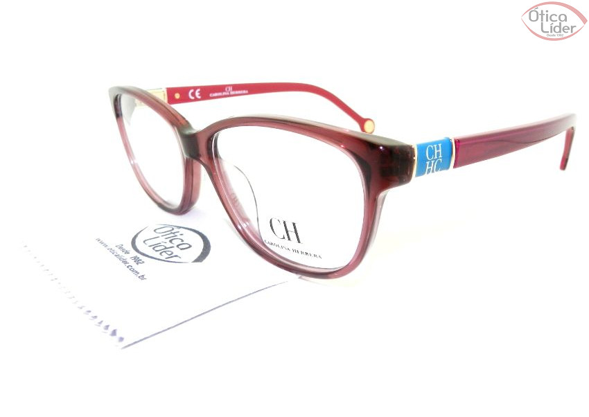 Carolina Herrera VHE590 04gb 53 Acetato Vinho