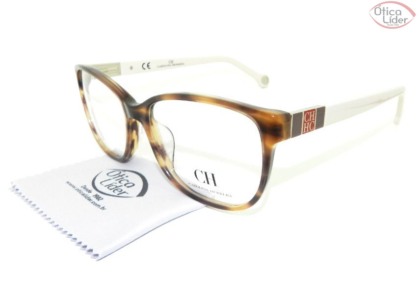 Carolina Herrera VHE 614 06hn 54 Acetato Mesclado / Branco