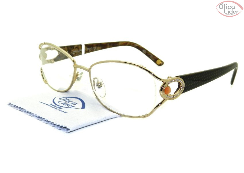 Via Lorran VL 04028 56 c01 56 Metal Dourado / Marrom