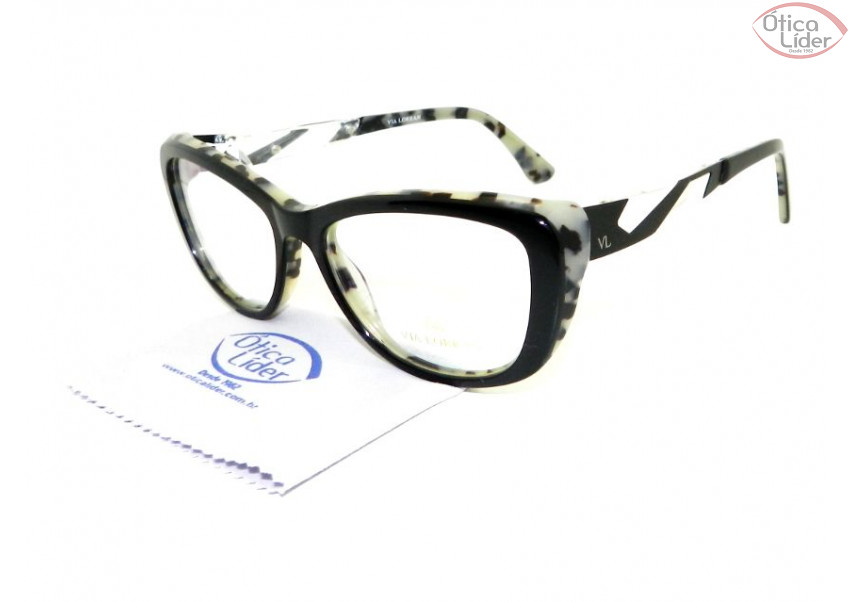 Via Lorran VL MO 03004 c3 52 Acetato Preto / Mesclado