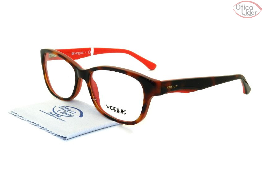 Vogue VO 2814 2105 53 Acetato Demi / Vermelho