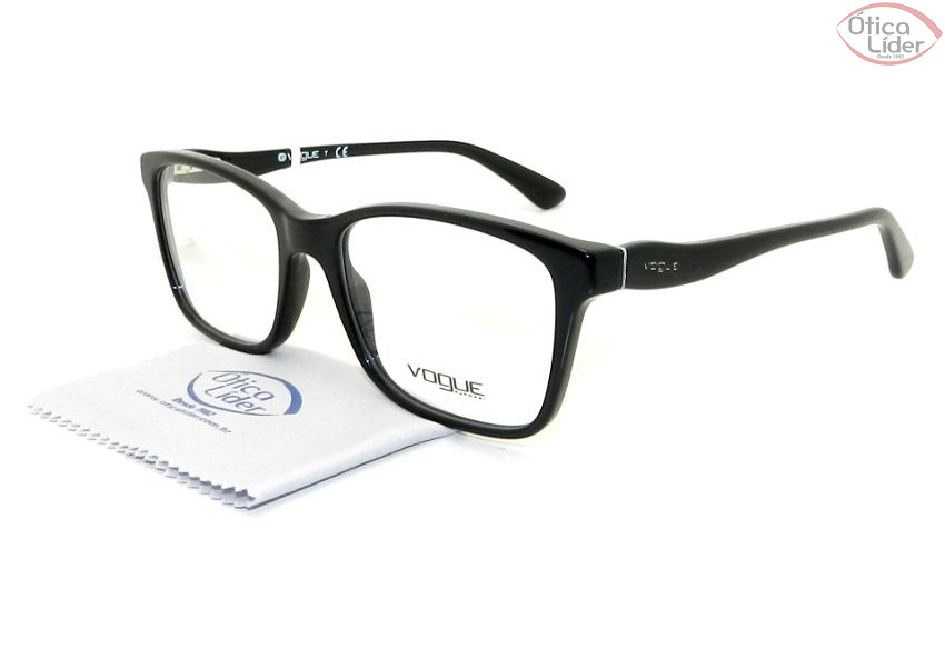 Vogue VO2907 w44 54 Acetato Preto