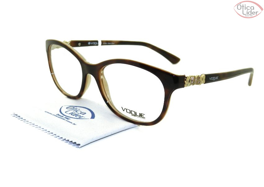 Vogue VO 2933l 2289 52 Acetato Marrom Mesclado