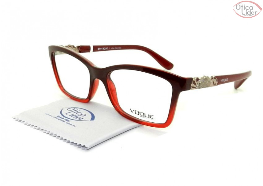 Vogue VO 2982l 2348 52 Acetato Vermelho