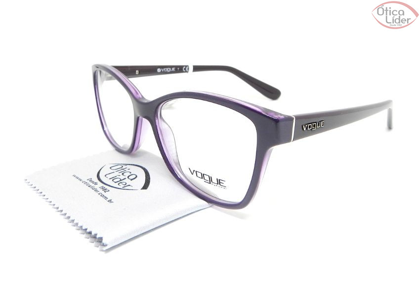 Vogue VO2998 2409 52 Acetato Roxo / Cristal