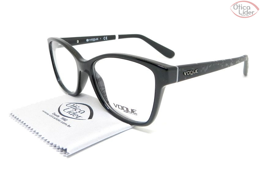 Vogue VO 2998 w44 52 Acetato Preto