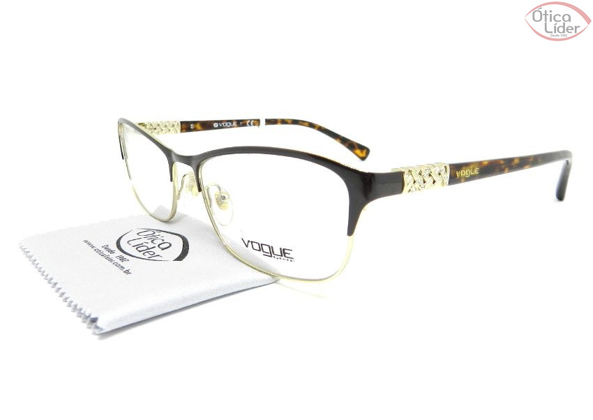 Vogue VO4057b 997 54 Metal Marrom / Acetato Demi