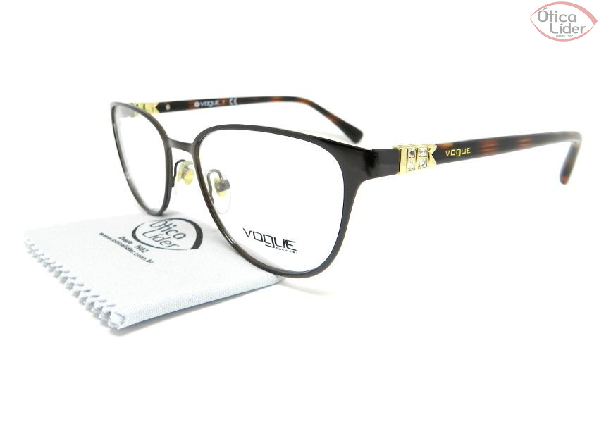 Vogue VO4062b 997 52 Metal Marrom / Acetato Demi