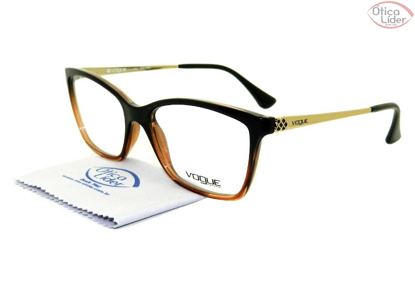 Vogue VO5043l 2383 54 Acetato Preto / Metal Ligth Gold