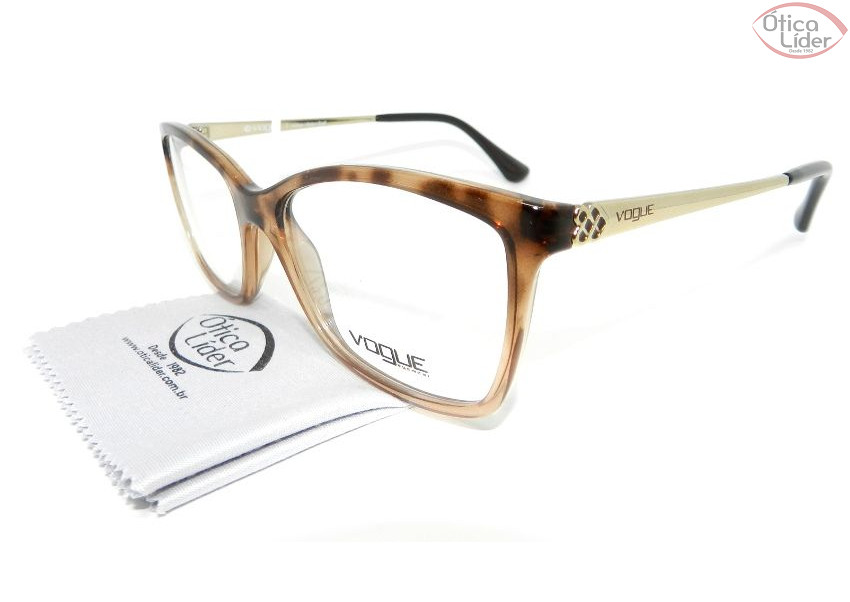 Vogue VO 5043l 2505 54 Acetato Demi / Metal Dourado