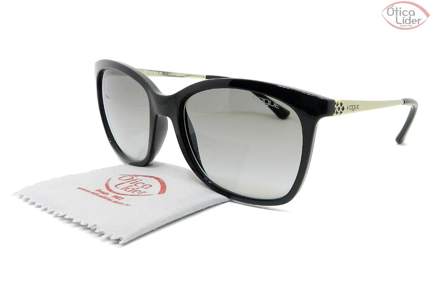 Vogue VO5044-sl w44/11 55 Acetato Preto / Metal Prata