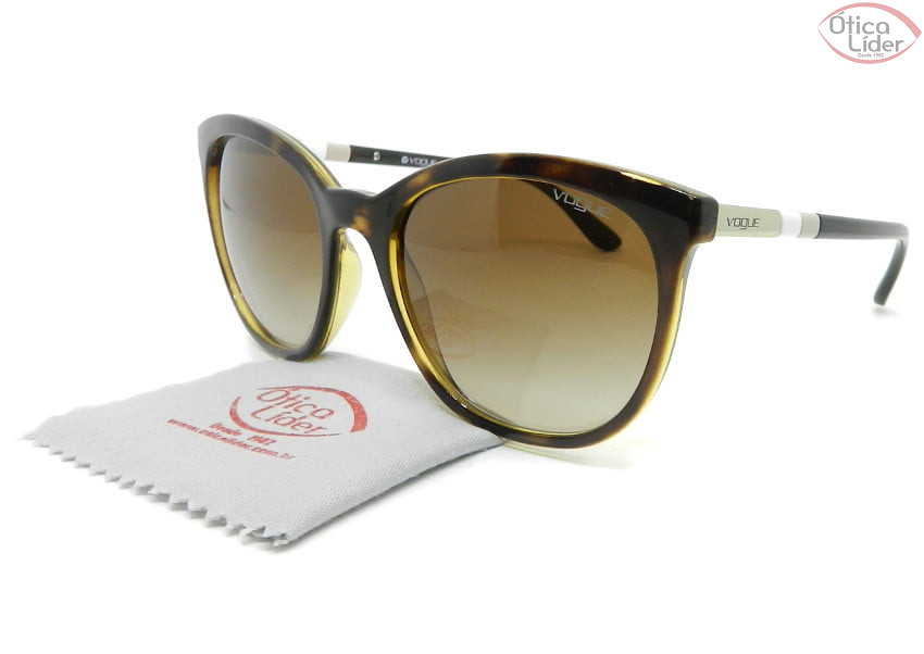 Vogue VO5123-sl w65613 56 Acetato Havana / Bege e Branco