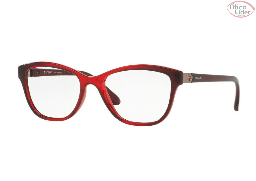 Vogue VO 5130-l 2518 52 Acetato Vermelho Transparente