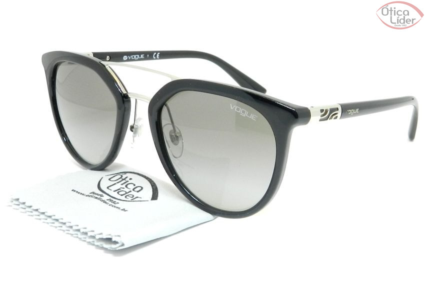 Vogue VO 5164s w44/11 52 Acetato Preto / Metal Dourado