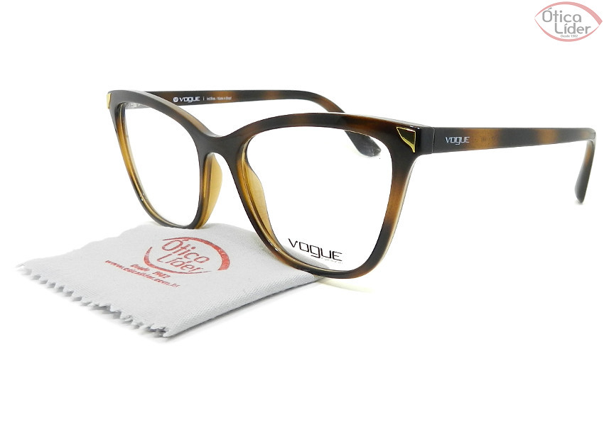 Vogue VO5206-l 2386 53 Acetato Havana / Marrom Transparente