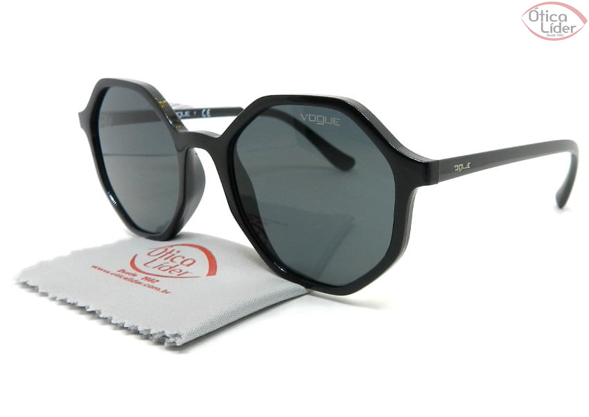 Vogue Hexagonal VO5222-s w44/87 52 Acetato Preto