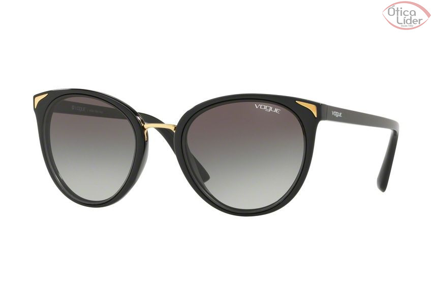 Vogue VO5230-sl w44/11 54 Acetato Preto / Dourado