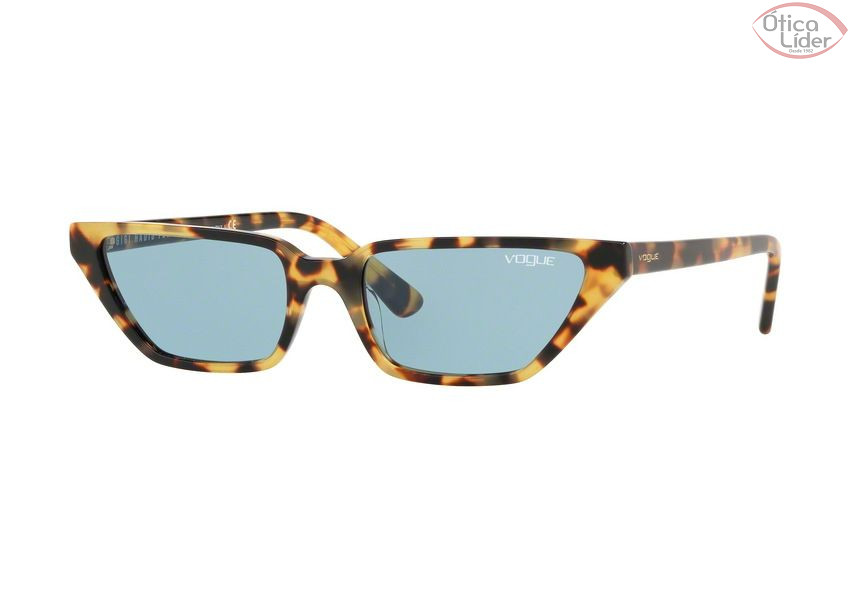 Vogue VO5235-s 2605/80 53 Gigi Hadid Acetato Tartaruga Lente Azul