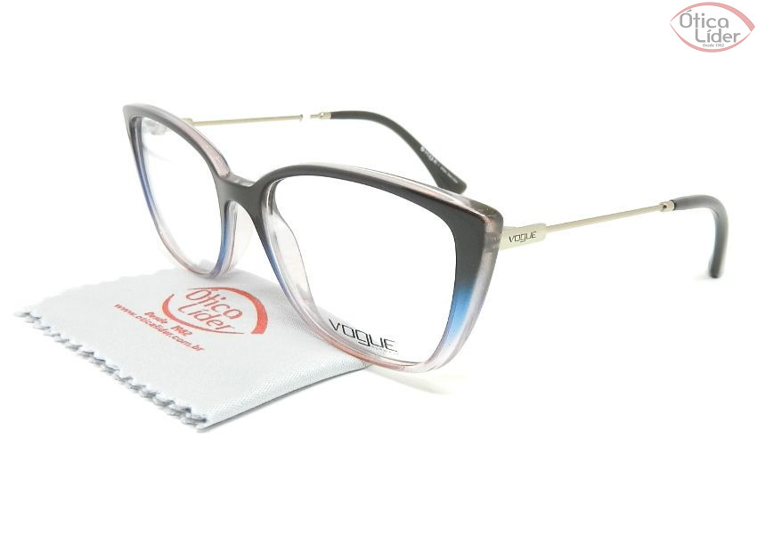 Vogue VO5249-l 2664 52 Acetato Marrom Transparente / Metal Rosado