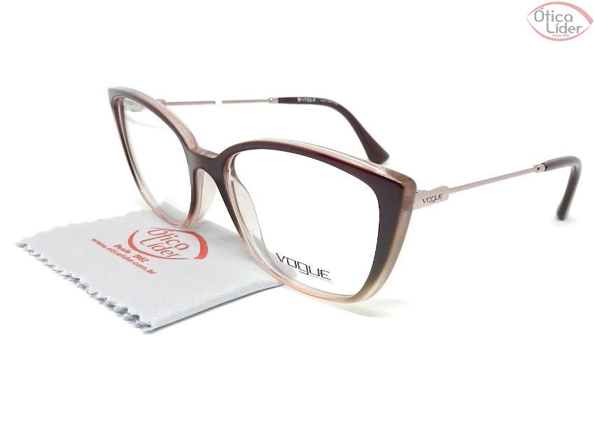 Vogue VO5249-l 2665 52 Acetato Roxo Transparente / Metal Rosado