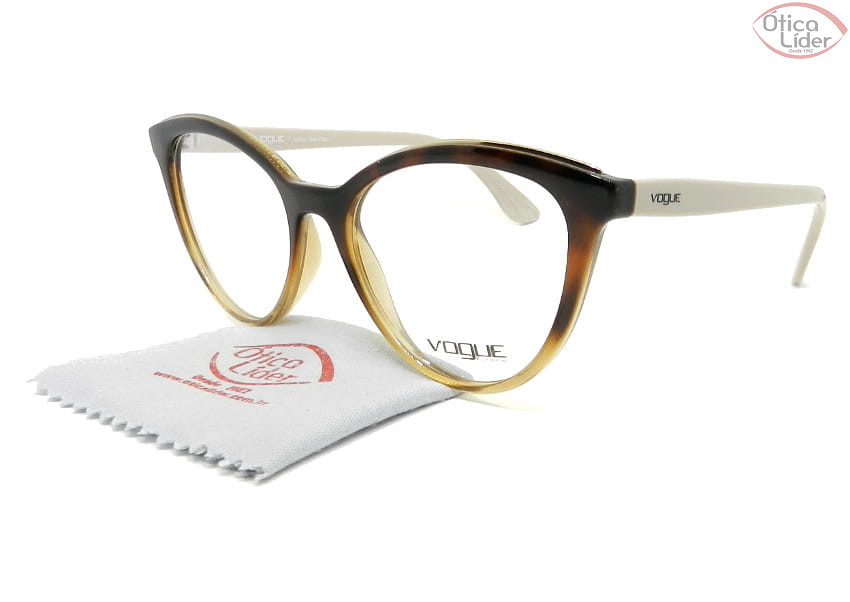 Vogue VO5297-l 2750 52 Acetato Havana e Marrom / Bege